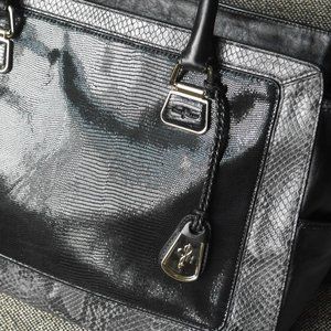 Cole Haan bag with snake skin tone